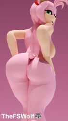 amy_rose amy_rose_(warfaremchine) ass ass_bigger_than_head ass_crack ass_focus ass_up big_ass big_butt big_thighs female female_focus female_on_top female_only looking_at_partner looking_at_viewer looking_back looking_back_at_viewer looking_down nude nude_anthro nude_female pink_body pink_fur pink_hair pink_skin smile smile_at_viewer smiley_face smiling smiling_at_viewer solo solo_anthro solo_female solo_focus sonic_(series) sonic_the_hedgehog_(comics) sonic_the_hedgehog_(series) tfswolf thefswolf thick_ass thighs thighs_bigger_than_head