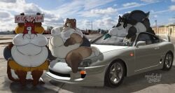 bbw big_breasts breasts cleavage female furry huge_breasts lucy_(mexifurfoof) maple_(mexifurfoof) martha_(mexifurfoof) mexifurfoof overweight tagme thick_thighs wide_hips