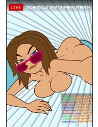 artist_request big_ass big_breasts bonnie_rockwaller brown_hair brunette disney_channel kim_possible large_ass large_breasts selfie thick_thighs wide_hips