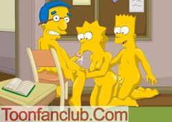 1girls 20th_century_studios 2boys accurate_art_style ambiguous_penetration bart_simpson batothecyborg cum cum_in_mouth female foreskin glans human incest lisa_simpson male milhouse_van_houten oral oral_sex penis retracted_foreskin straight tagme the_simpsons threesome toonfanclub uncut yellow_body yellow_bodybrother_and_sister yellow_skin