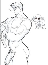 bara cock cum cumming cyclops_(marvel_rivals) cyclops_(x-men) dick gambit gambit_(marvel_rivals) gay gubgubgum jerking male male_only marvel marvel_rivals masturbation meme penis scott_summers