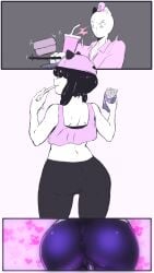 ass_focus big_ass burgerpants frisk home-cooking slutty_female staring_at_ass undertale