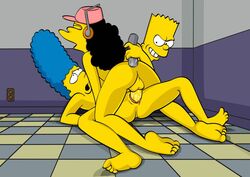 bart_simpson batothecyborg female human male marge_simpson otto_mann straight tagme the_simpsons toonfanclub