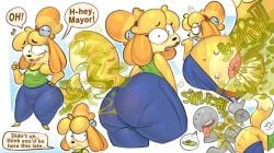 animal_crossing anon anthro anthro_female anthro_only anus bare_ass bell bending_over bent_over big_butt brap butt canine clothed clothing disembodied_hand dog fart fart_cloud fart_fetish farting female furry furry_female furry_only gas gassy gassy_ass gassy_female grey_body hair human human_on_anthro iamapoliceman isabelle_(animal_crossing) male male/female male_rimming_female musk musk_clouds nervous nintendo oral_sex pants_down pants_pull passing_gas rimming ripping_ass shih_tzu shocked_expression smelly_farts surprised sweatpants sweaty_ass tail tank_top tongue tongue_out wide_eyed yellow_body
