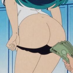 ai_generated ass exposed_ass exposed_pussy girl lum pussy undressing undressing_self urusei_yatsura