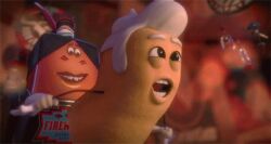 animated columbia_pictures doggystyle firewater_(sausage_party) food gay gay_sex gif official_animation official_art sausage_party twink twink_(sausage_party) what what_the_fuck why