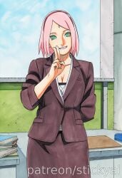 1girl 1girls ai_generated anime boruto breasts curvy curvy_female curvy_figure eyes female fit hair naruto naruto_shippuden nsfw sakura_haruno stickyai tits voluptuous