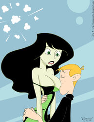 breast_sucking disney emma_erotic female human kim_possible male medium_breasts ron_stoppable shego straight straight_hair tagme