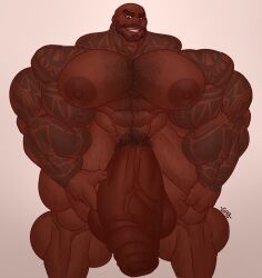 abs balls biceps flaccid gab_art hyper hyper_balls hyper_genitalia hyper_penis hyper_testicles male male_focus male_only muscles muscular muscular_arms muscular_ass muscular_back muscular_legs muscular_male muscular_thighs nipples nude pecs penis solo solo_male testicles veins veiny_penis