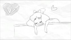 1girls 2d 2d_animation after_sex animal_crossing animated anthro artist_request balls_deep bells_(animal_crossing) big_ass big_balls big_penis breasts canid canine canis clothing color cum cum_in_pussy cum_inside cum_leaking deep_penetration doggystyle excessive_cum female female_penetrated frame_by_frame fur furry isabelle_(animal_crossing) looking_pleasured loving_it male male/female male_penetrating male_penetrating_female medium_breasts music narrow_waist nintendo nipples office_lady orgasm_face penis prostitution pussy rolling_eyes sex skinny sound stomach_bulge straight tagme thick_penis thick_thighs video wide_hips