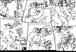 ambiguous_penetration anthro bear comic cum cum_on_face don_karnage female furry male/female muscular muscular_male rebecca_cunningham shaffer talespin wolf wolfwood wolfwood1