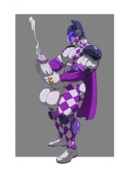 2019 balls bodily_fluids checkered cum ejaculation erection genital_fluids genital_markings genitals hi_res humanoid humanoid_genitalia humanoid_penis hyper hyper_genitalia jojo's_bizarre_adventure kartos male markings meme non-human orgasm penis penis_markings purple_eyes purple_haze purple_haze_(jjba) solo stand_(jjba) standing vento_aureo