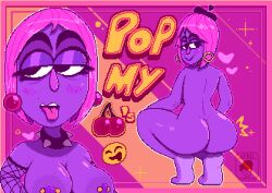 afro_chan332 big_ass big_breasts milf pixel_art