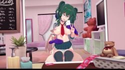 1futa 1girls 3d animated areolae breasts clothed clothing detailed_background duo eight69 female female_deku futa_on_female futanari human izuku_midoriya light-skinned_female light-skinned_futanari light_skin mirror mostly_nude mount_lady mp4 my_hero_academia nipples no_sound panties panties_aside rule_63 self_upload straddling tagme underwear video yuu_takeyama