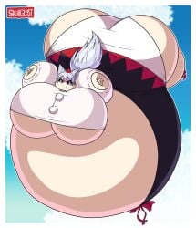 2d 2d_(artwork) ass_inflation belly_inflation big_ass big_breasts big_butt breast_inflation breasts butt_inflation gigantic_ass gigantic_breasts gigantic_butt huge_ass huge_breasts huge_butt inflated_ass inflated_belly inflated_breasts inflation large_ass large_breasts large_butt minshoko momiji_inubashiri panties skullgeist spherical_inflation sunken_head sunken_limbs swollen_belly swollen_breasts touhou white_panties