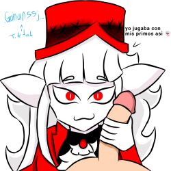 :3 female red_eyes red_hat roblox roblox_avatar sasagix source_request spanish_text tagme tiktok_username white_background white_hair youtuber