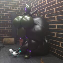 3d anal_vore ass ass_bigger_than_head big_ass big_breasts breasts bubble_ass bubble_butt female haydee haydee_(game) huge_ass qzk_forte vore