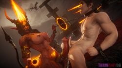 1futa 3d abs big_ass big_balls big_breasts big_butt black_hair black_lipstick chained_up chains crown demon demon_girl demon_horns demon_tail demoness demonic dominant_female dominant_futanari earrings elf_ears equine_penis fangs forced frottage futa_on_male futanari glowing_eyes horsecock horsecock_futanari huge_balls huge_cock jewelry lilith_thrwawydg magic muscles muscular muscular_futanari necklace orange_eyes orange_skin original original_character original_characters pointy_ears portal precum precum_drip pubic_tattoo red_eyes red_penis red_skin scales scalie sharp_claws sharp_nails sharp_teeth size_difference submissive_male succubus succubus_horns succubus_tail thrwawydg wet_penis