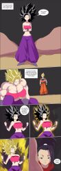 breasts caulifla dragon_ball dragon_ball_super female female_focus female_saiyan huge_breasts kale saiyan son_goku super_saiyan universe_6/universe_7 universe_6_saiyan/universe_7_saiyan zetarok