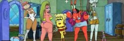 7girls ass ass_focus big_ass bra cephalopod crab crustacean cursed fat_ass female female_only funny gary_the_snail lipstick mr_krabs nickelodeon octopodiform octopus patrick_star rule_63 sandy_cheeks sea_sponge sheldon_j._plankton skirt smile smooth_skin snail spongebob_squarepants spongebob_squarepants_(character) squidward_tentacles squirrel starfish thick_thighs thong voluptuous voluptuous_female what wide_hips wtf