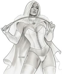 cape clothed emma_frost fabiano_neves marvel marvel_comics whip white_queen x-men