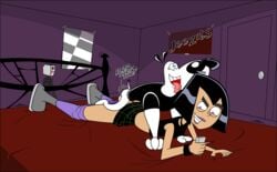 crossover danny_phantom dog doggy_style dudley_puppy female human interspecies jeezits male sam_manson straight straight_hair t.u.f.f._puppy zoophilia