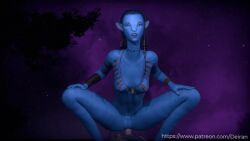 1boy 1boy1girl 1girls 3d alien alien/human alien_girl animated avatar cowgirl_position deiran dominant_female interspecies larger_female na'vi neytiri partial_male sex squatting vaginal_penetration virt-a-mate virtamate