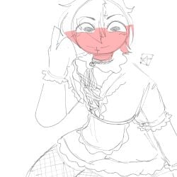 1boy countryhumans countryhumans_poland maid poland poland_(countryhumans) tagme