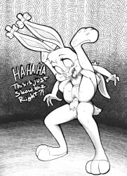 anthro babs_bunny bodily_fluids buster_bunny drockdraw duo female hi_res incest lagomorph leporid male male/female mammal penetration rabbit sex tiny_toon_adventures unseen_male_face warner_brothers young