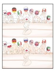 1girls 9futas canada_(countryhumans) clothing comic compression_artifacts countryhumans countryhumans_edit countryhumans_girl edit futanari germany_(countryhumans) italy_(countryhumans) japan_(countryhumans) kuwait_(countryhumans) lowres poland_(countryhumans) russia_(countryhumans) south_korea_(countryhumans) united_kingdom_(countryhumans) united_states_of_america_(countryhumans) white_clothing