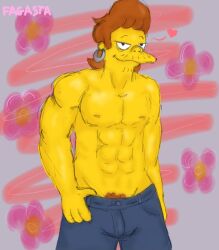 buff dominant fagasta male_only questionable snake_jailbird the_simpsons