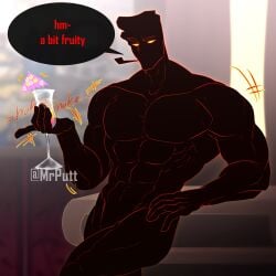 benedict_uno codename:_kids_next_door daddy dialogue dilf english_text father_(knd) male male_only mrputt muscles muscular muscular_male pipe smooth_skin villain