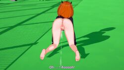 1girls barefoot breasts demon_girl female horns horny_female koikatsu naked nude_female orange_hair outside oxy_moron pattiiiiiiii pubic_hair pussy soles squirting toes virtual_youtuber vrchat vrchat_avatar vtuber