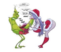 1boy 1boy1girl 1girls :>= big_breasts breasts bust busty commission curvaceous curvy curvy_figure dick_in_a_box disney disney_villains dr_seuss english english_text eyelashes eyes female female_focus gilf green_eyes green_skin grinch hourglass_figure how_the_grinch_stole_christmas huge_ass huge_breasts human john_coffe large_ass large_breasts legs lipstick long_hair madam_mim male/female mature_female purple-skinned_female purple_body purple_hair purple_skin speech_bubble straight the_sword_in_the_stone thick thick_legs thick_thighs thighs top_heavy upper_body villain villainess voluptuous wide_hips witch