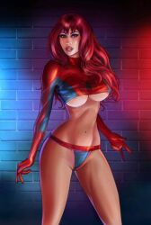 mary jane watson from marvel by alfred trujillo
