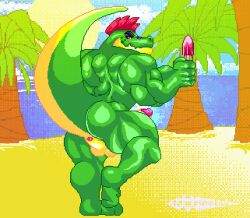 absurd_res alligator alligatorid animated anthro anus aroused ass beach boner crocodilian dessert digital_media_(artwork) erection feet five_nights_at_freddy's five_nights_at_freddy's:_security_breach food gay genitals hi_res humanoid_feet humanoid_heel ice_cream loop male male_focus male_only montgomery_gator_(fnaf) morinetsu muscular muscular_anthro muscular_male nude palm_tree penis pixel_(artwork) pixel_animation plant plantigrade reptile scalie scottgames sea seaside short_playtime sitting solo solo_male tree water