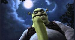 1boy big_cock big_penis cloud clouds cock dreamworks funny green_skin male male_focus male_only meme moon night ogre penis shrek shrek_(series) sky smile solo