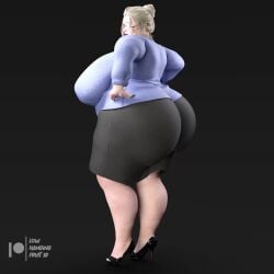 3d 3d_(artwork) animated areolae ass ass_in_dress bbw big_ass big_breasts blonde_hair blue_eyes breasts chubby chubby_female clothed clothing daz3d daz_studio fat_ass fat_butt female glasses granny high_heels hips large_ass large_breasts lowhangingfruit3d_(artist) mature_female no_sound obese old old_woman original_character overweight overweight_female skirt solo solo_female solo_focus spider-gran_(lhf3d) tagme thick_ass thick_legs thick_thighs thighs tied_hair turntable_(animation) video voluptuous wide_hips