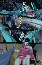 batman_(series) blood bra clay_mann comic_page dc dc_comics non-sexual panties selina_kyle tomeu_morey underwear