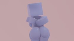 ass back_view breasts dexiony'smc looking_away minecraft nude_female