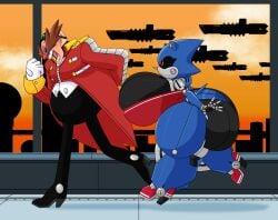 big_breasts big_butt dr._eggman female metal_sonic pakaproductions robot robot_girl rule_63 shortstack sonic_(series) sonic_the_hedgehog_(series) thick_thighs