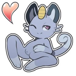 alolan meowth from nintendo by itsunknownanon