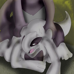 color feral lugia male nikolla nude open_mouth pokemon pokemon_(species) sex shadow_lugia tagme