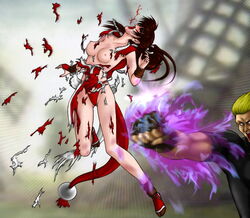 female human king_of_fighters mai_shiranui male ryuji_yamazaki tagme