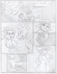 absurd_res activision brimm_(artist) dragon elora faun female hi_res invalid_tag male spyro spyro_reignited_trilogy spyro_the_dragon traditionalart