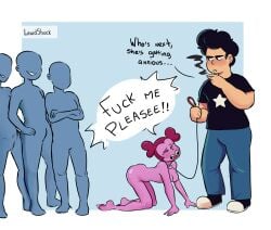 1girls 2021 cartoon_network female lewdshock pink_hair pink_skin spinel_(steven_universe) steven_quartz_universe steven_universe steven_universe_future tagme