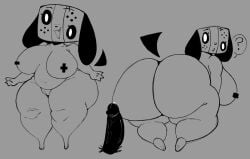 big_ass big_breasts breasts bubble_butt dork_boi huge_ass lewd_dorky switch_dog