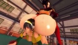 2girls animated ass_clapping ass_crush ass_focus ass_shake avatar_the_last_airbender azula clothing crushing crushing_tiny_person hmv honey_select large_breasts multiple_girls music nickelodeon prevence push-up size_difference sound stockings tagme toph_bei_fong twerking video