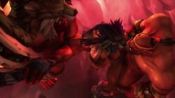 2015 2boys 2girls 3d animated blizzard_entertainment bondage bouncing_breasts dark-skinned_male dark_skin draka lokra mag'har_orc male no_sound orc orc_(warcraft) penis rape rexxcraft rope sex tagme vaginal_penetration vaginal_sex video warcraft world_of_warcraft