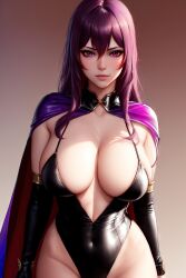 1girls 2023 ai_generated black_hair curvy_female dc dc_comics female_focus female_only high_resolution latex rachel_roth raven_(cosplay) raven_(dc) shiny_clothes short_hair stable_diffusion tagme teen_titans tight_clothing